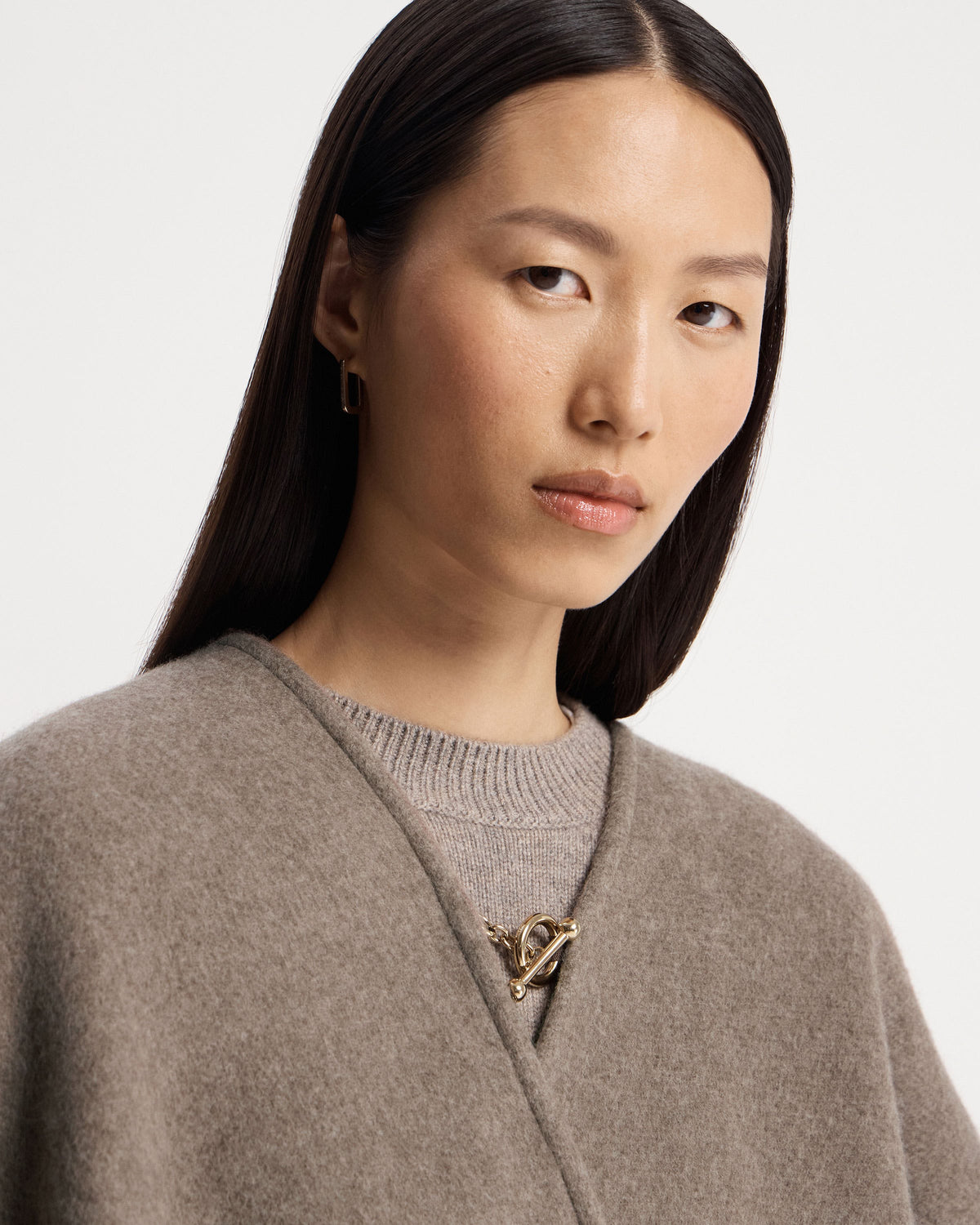 Kite Woven Cape - Taupe