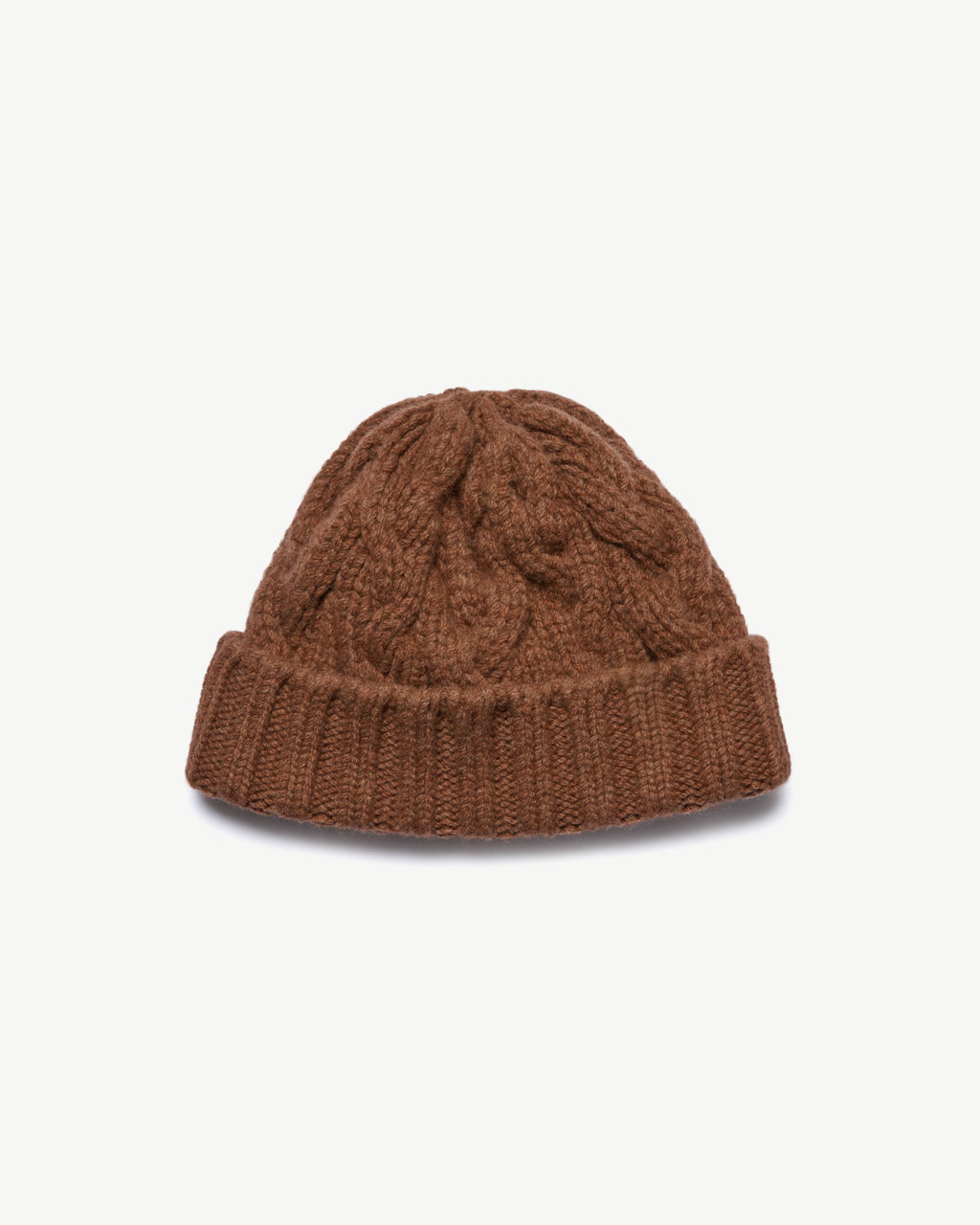 Cable Knit Beanie - Hazelnut
