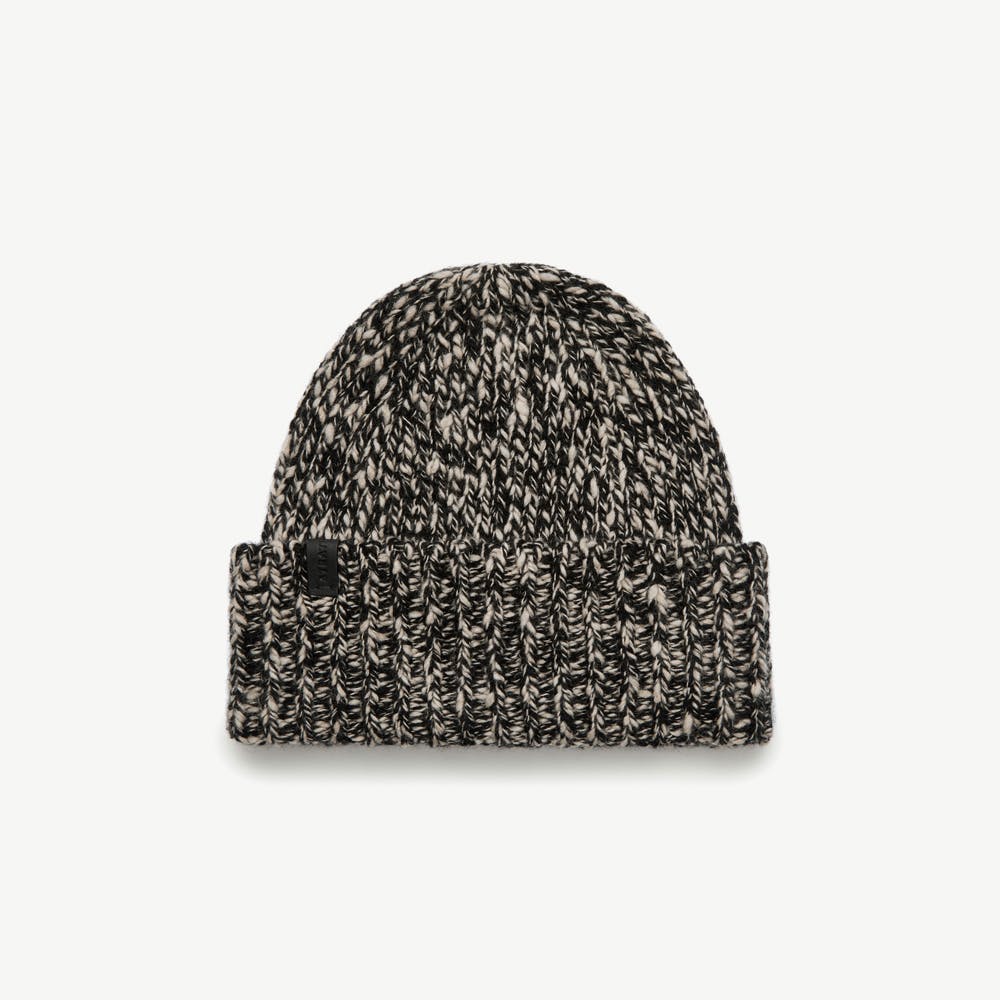 Portobello Beanie - Black Marl