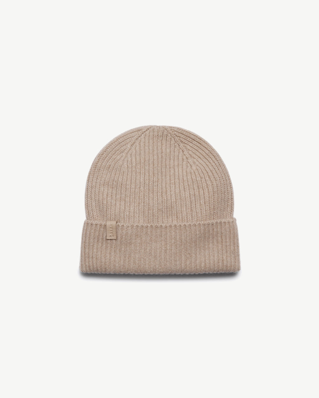 Westray Ribbed Cashmere Beanie - Oat