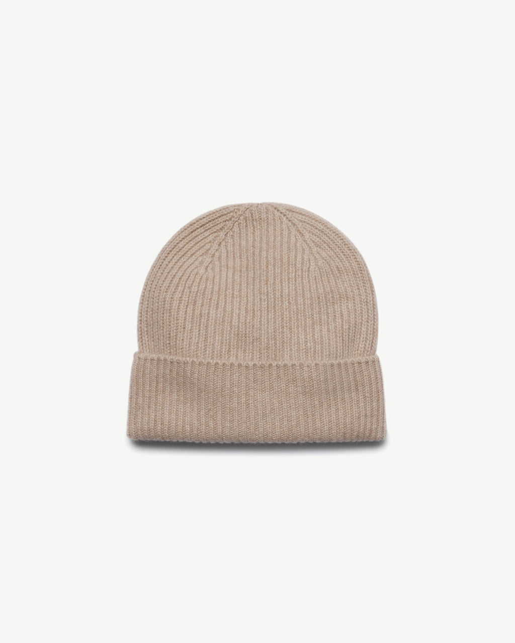Westray Ribbed Cashmere Beanie - Oat