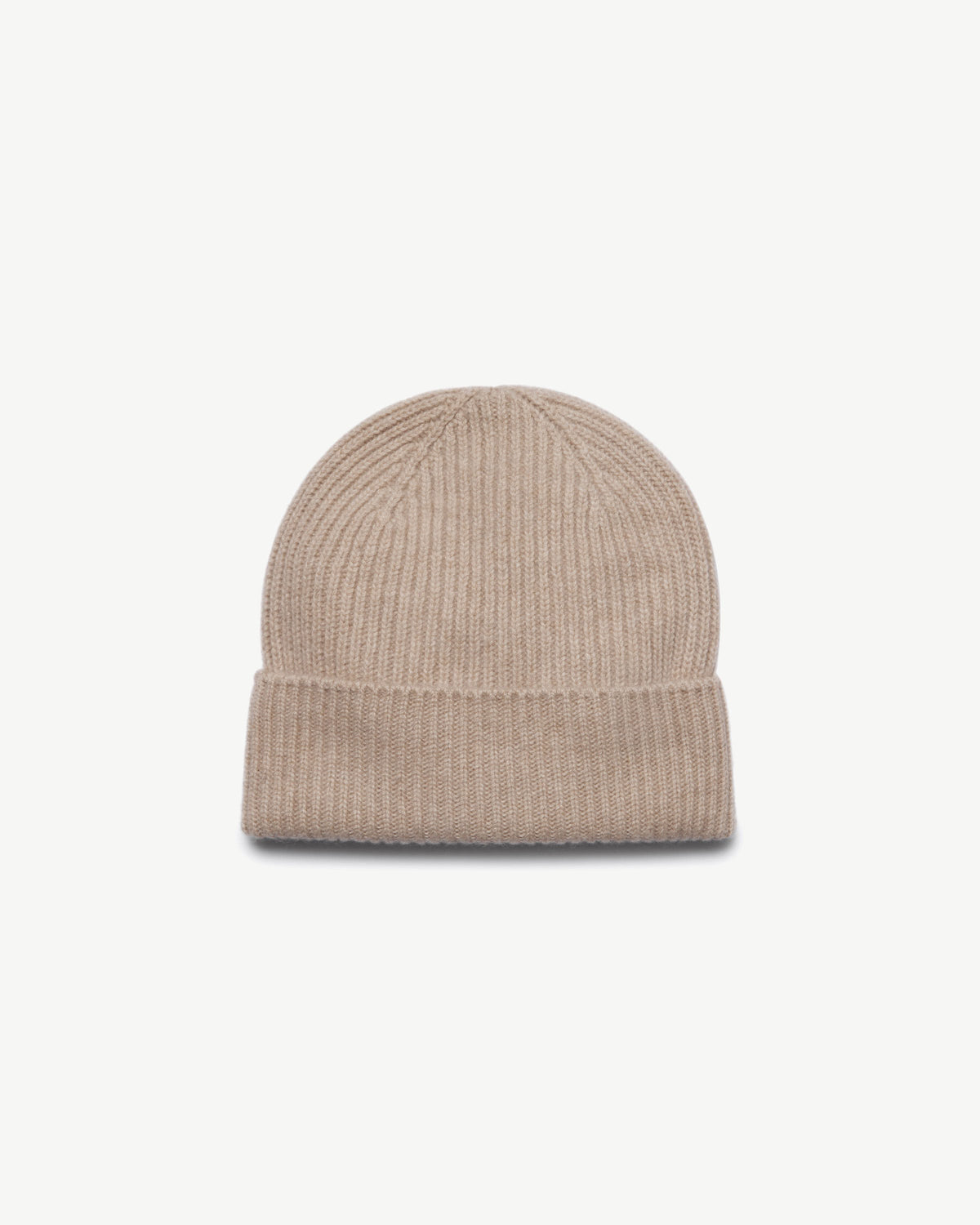 Westray Ribbed Cashmere Beanie - Oat