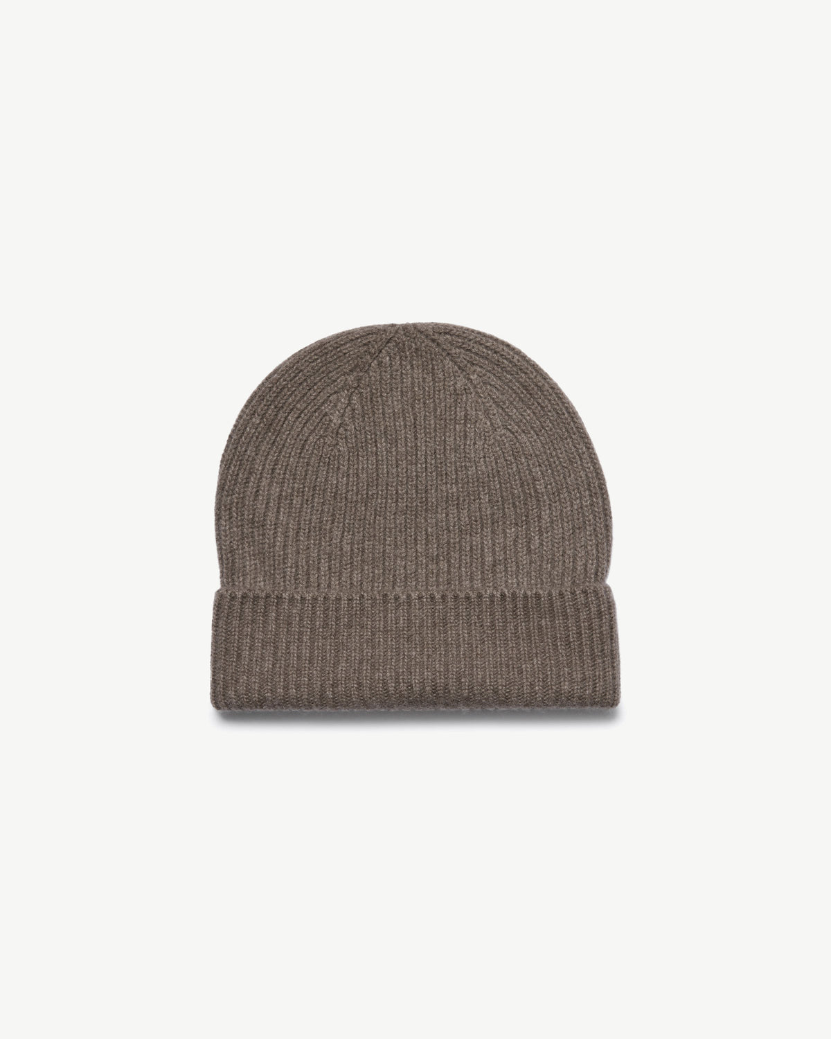 Westray Ribbed Cashmere Beanie - Otter