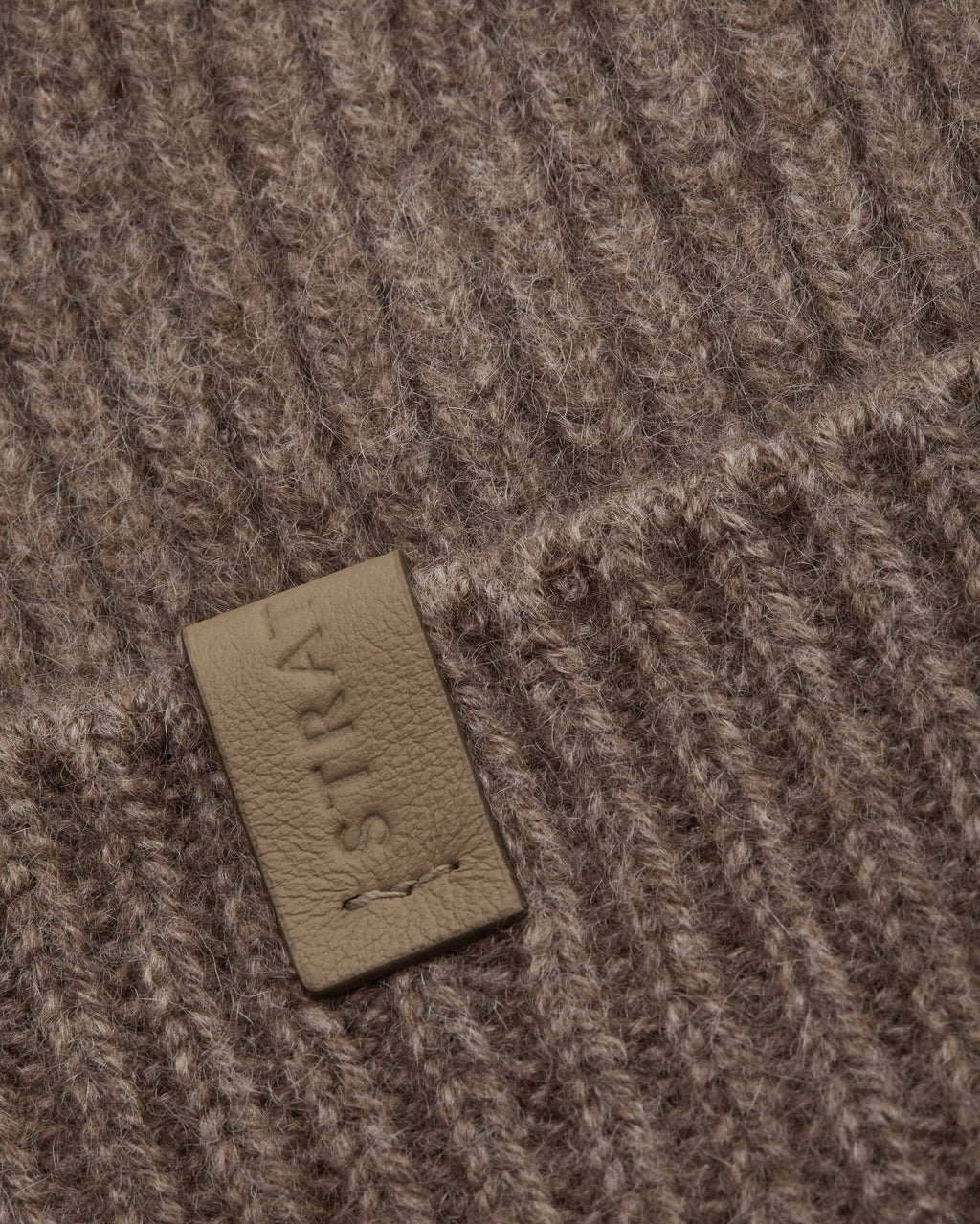 Westray Ribbed Cashmere Beanie - Otter