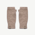 Westray Fingerless Cashmere Gloves - Pebble
