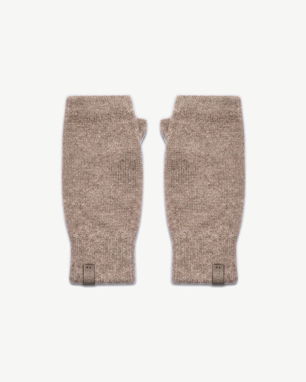 Westray Fingerless Cashmere Gloves - Pebble