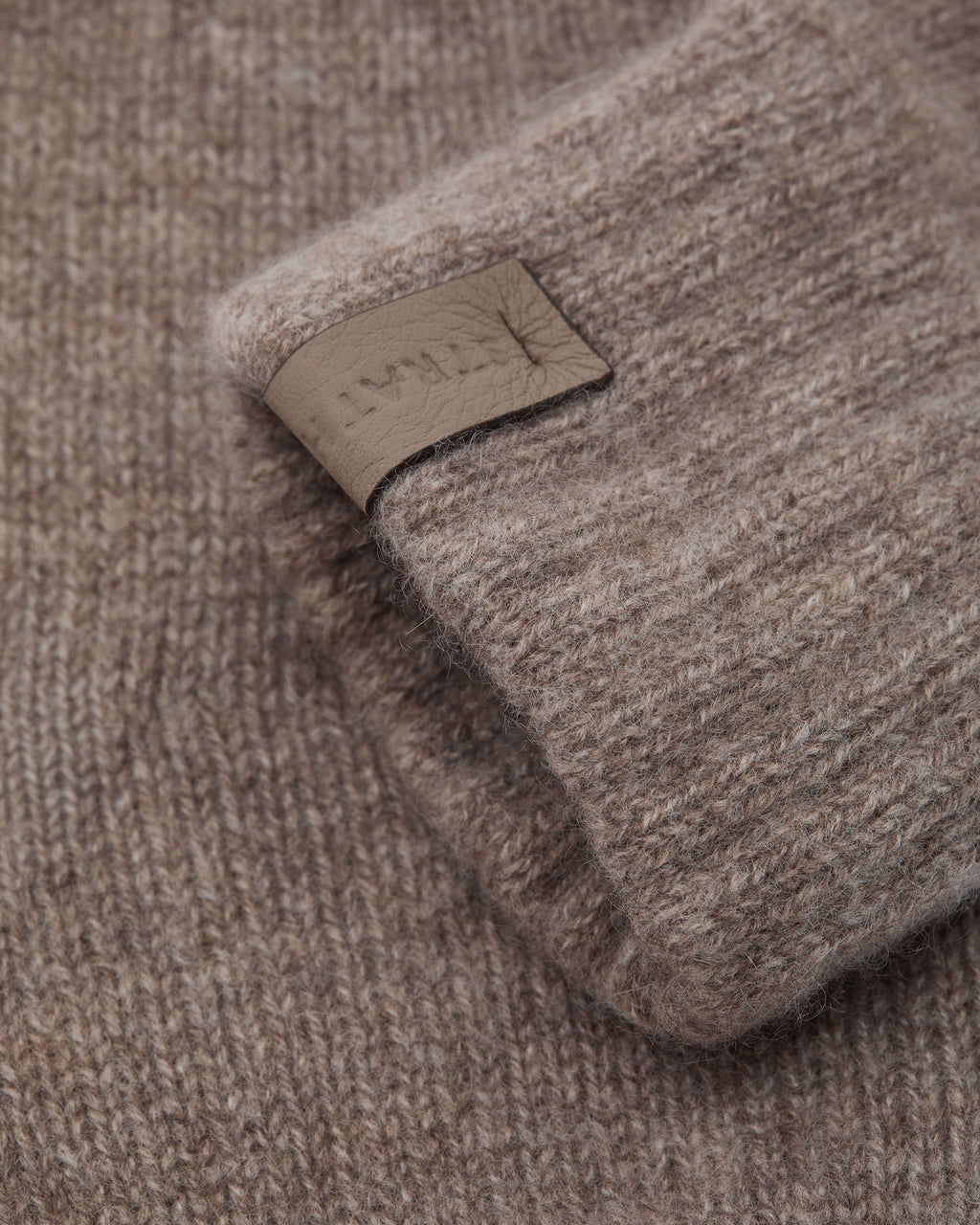 Westray Fingerless Cashmere Gloves - Pebble