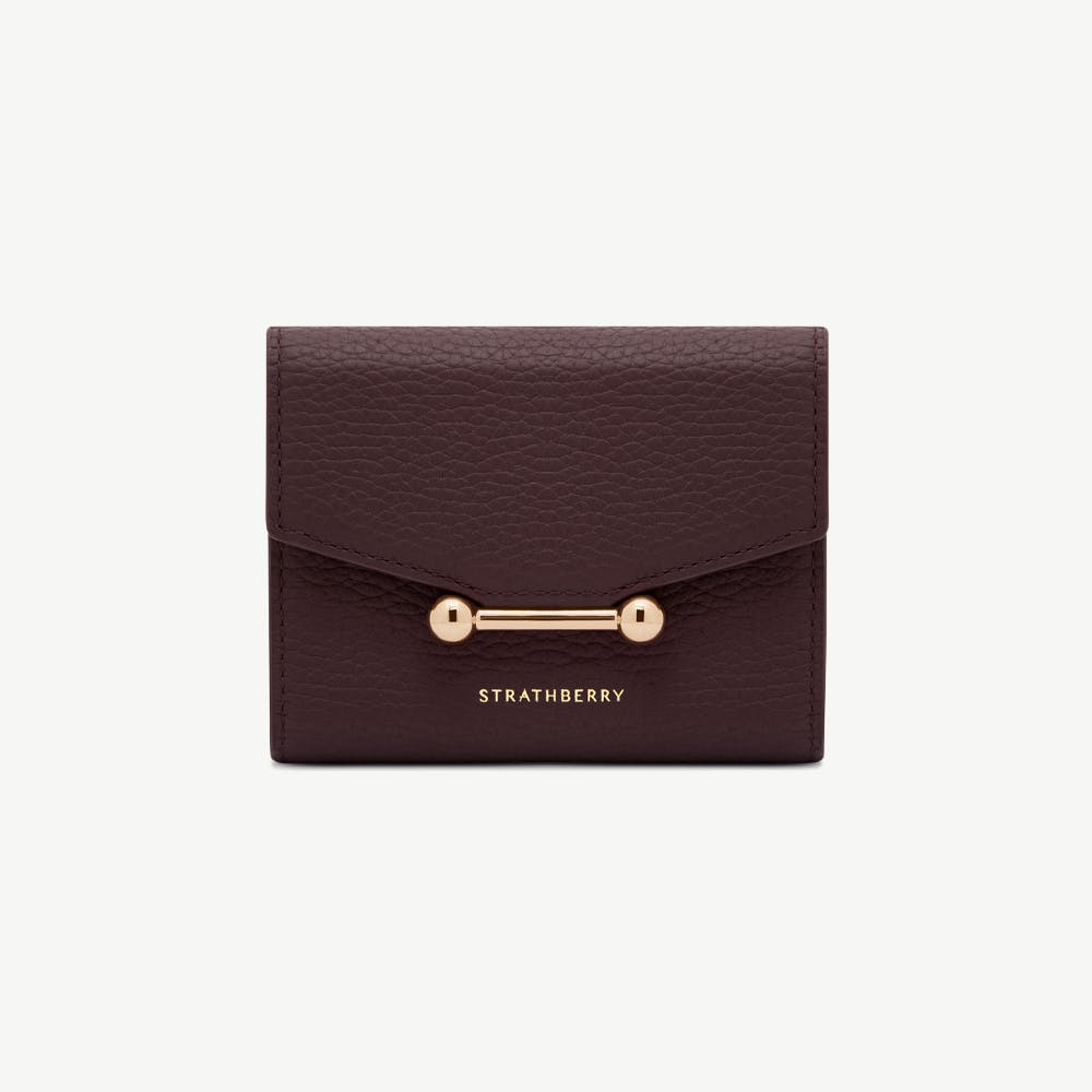 Mosaic Trifold Wallet - Burgundy