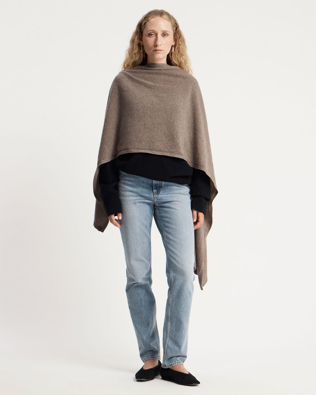 Westray Cashmere Travel Wrap - Pebble