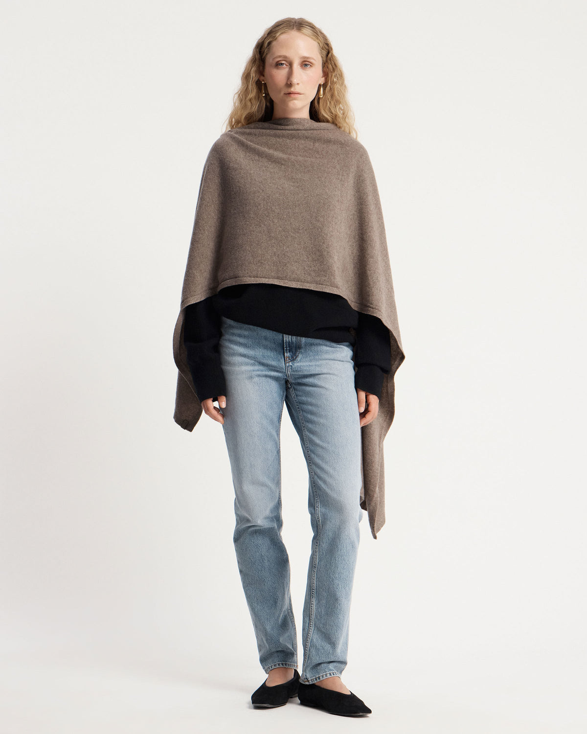 Westray Cashmere Travel Wrap - Pebble