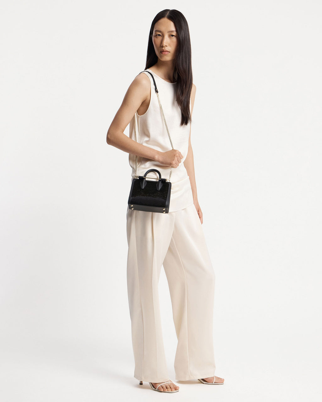 Nano Tote - Black Sequins