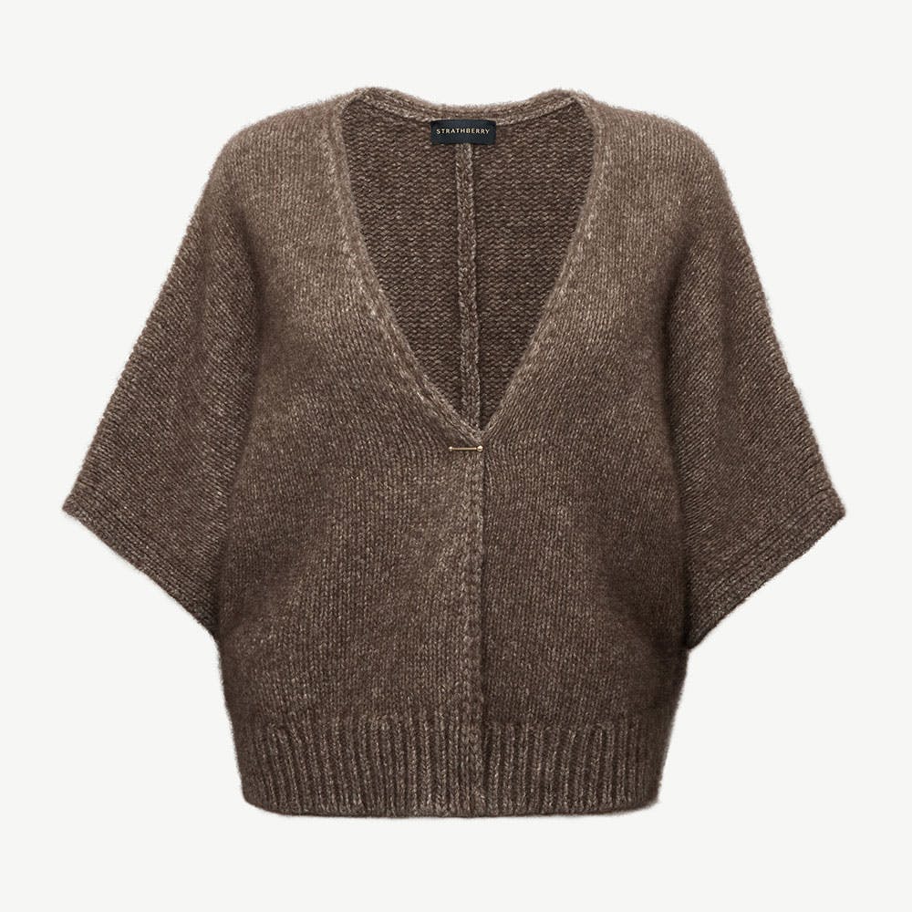 Portobello Cardigan - Pebble