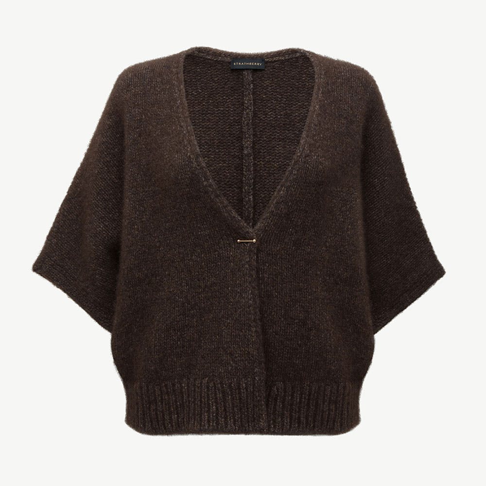 Portobello Cardigan - Espresso