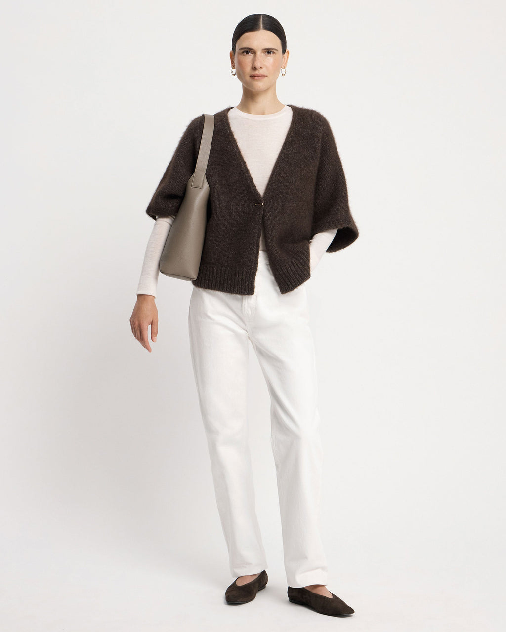 Portobello Cardigan - Espresso