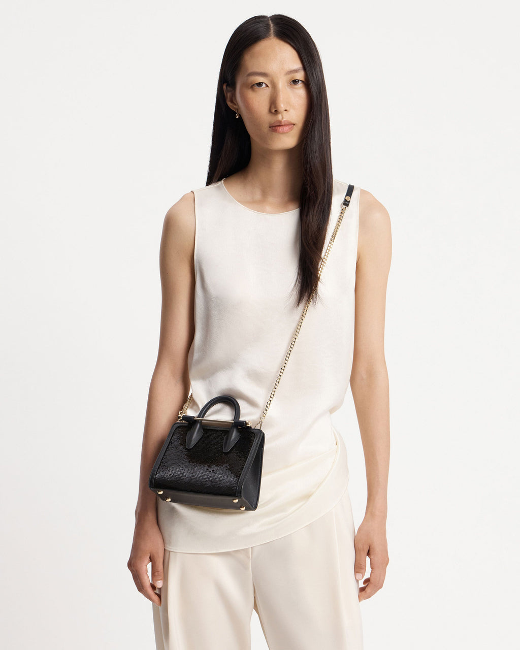 Nano Tote - Black Sequins