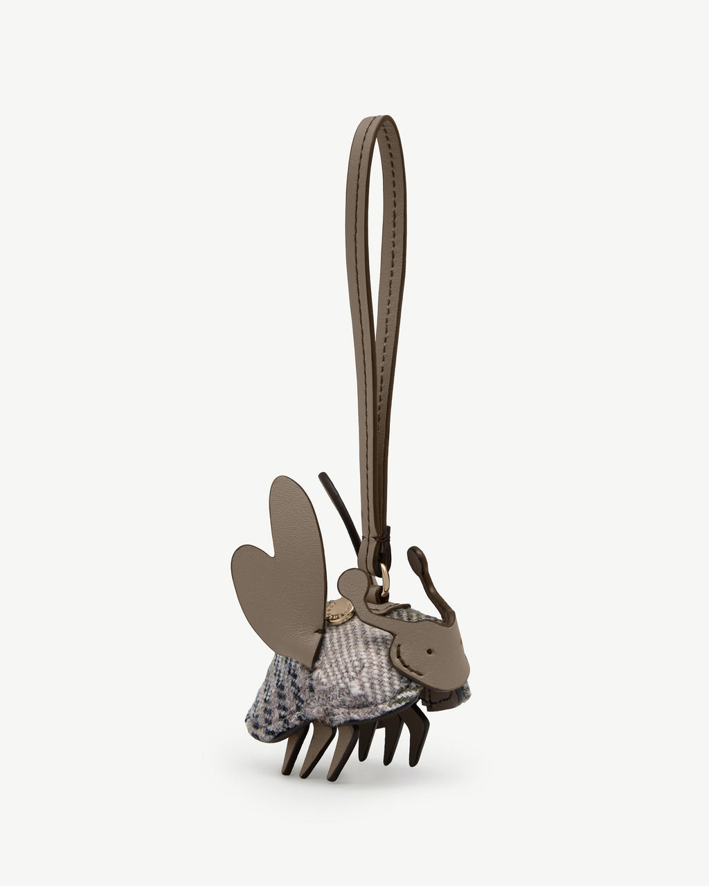 Bag Charm - Strathberry Tartan Bumblebee