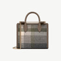 Mini Tote - Strathberry Tartan Taupe