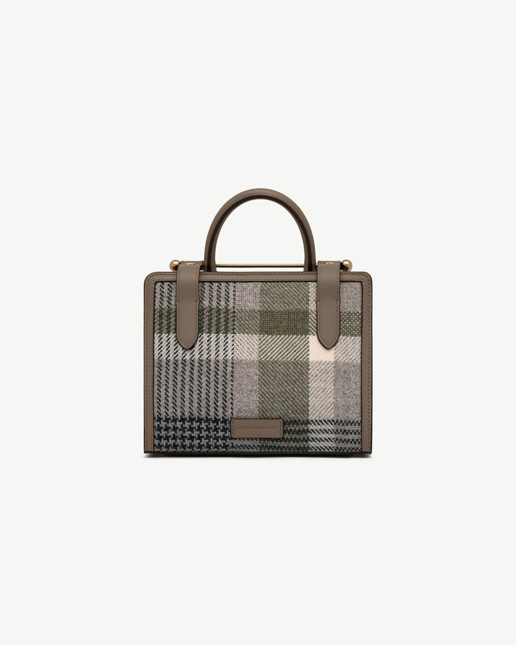 Mini Tote - Strathberry Tartan Taupe
