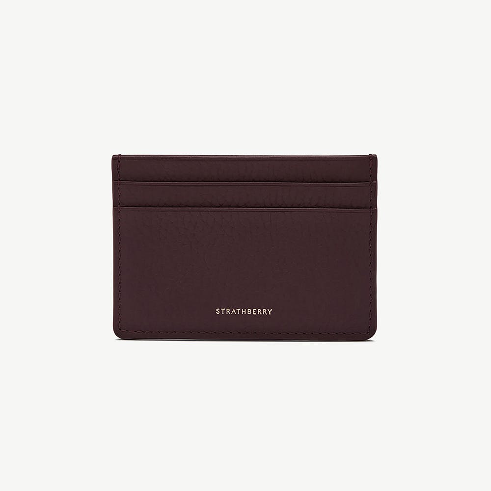 3 Slot Cardholder - Burgundy