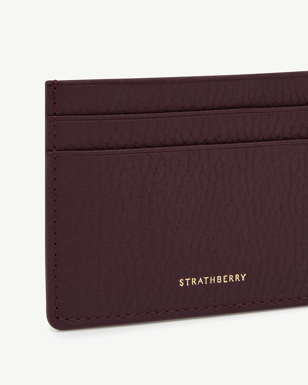 3 Slot Cardholder - Burgundy