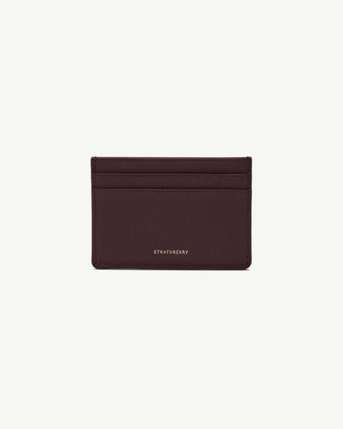 3 Slot Cardholder - Burgundy