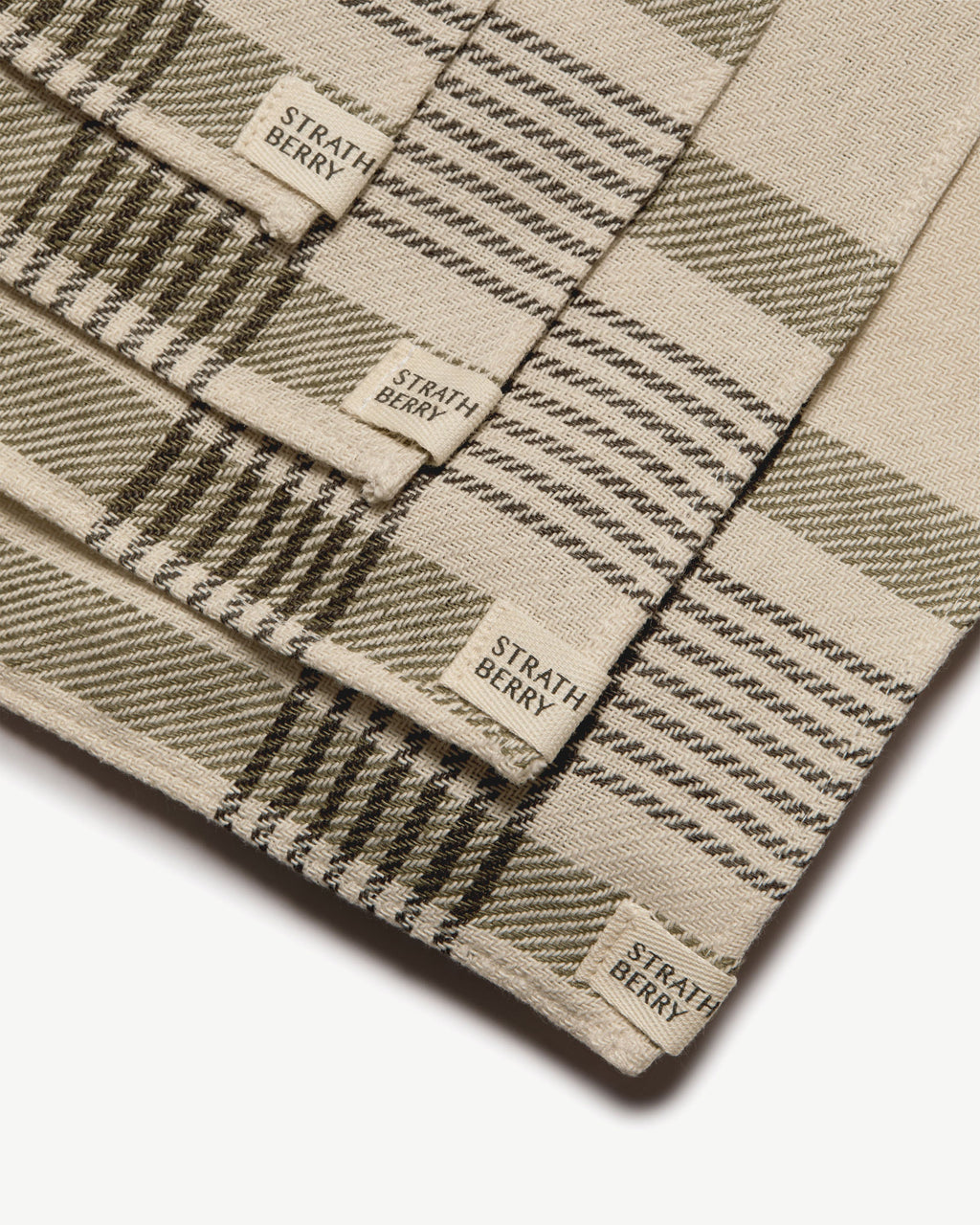 Tartan Napkins - Strathberry Tartan Cotton/Linen