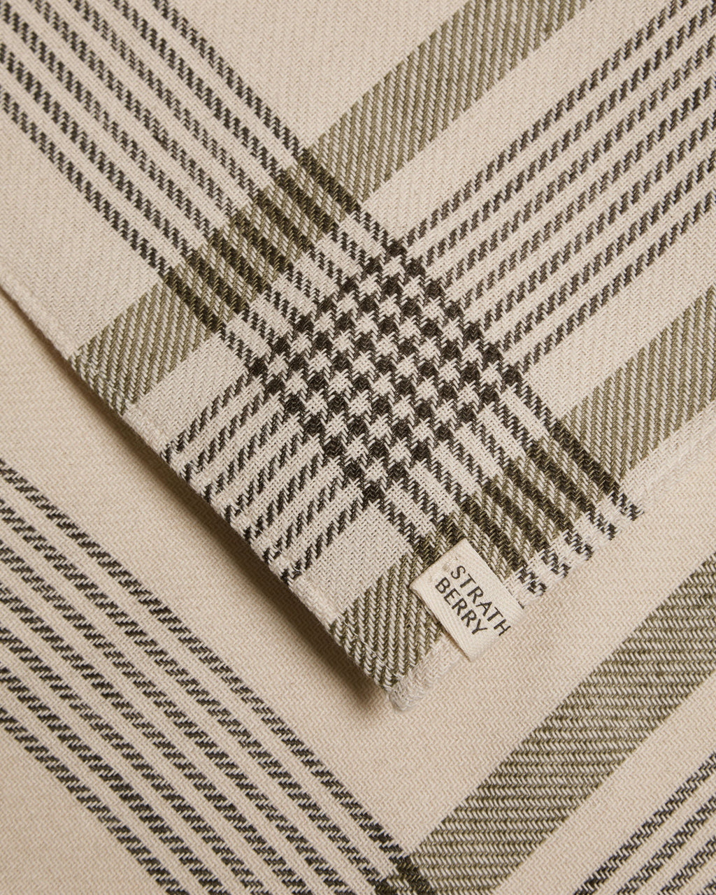 Table Runner - Strathberry Tartan Cotton/Linen