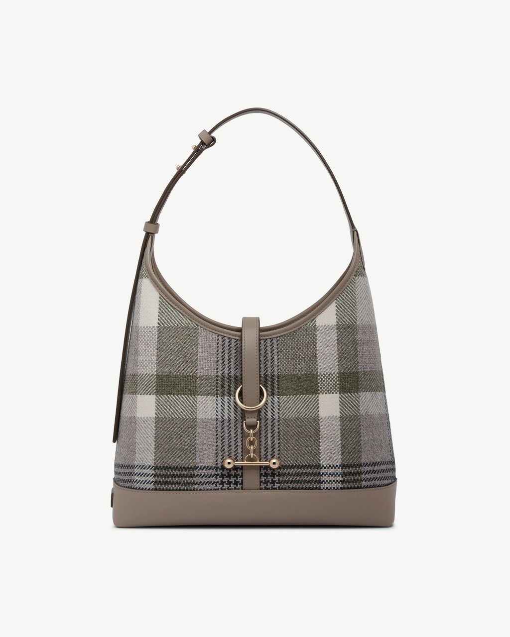 Kite Hobo - Strathberry Tartan Taupe