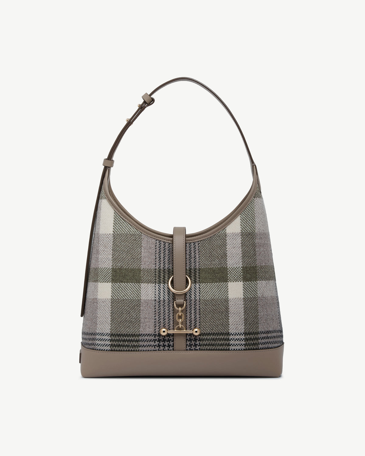 Kite Hobo - Strathberry Tartan Taupe