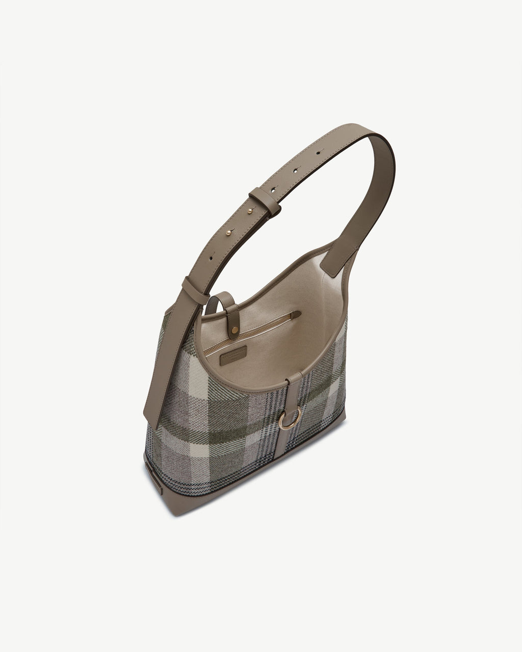 Kite Hobo - Strathberry Tartan Taupe