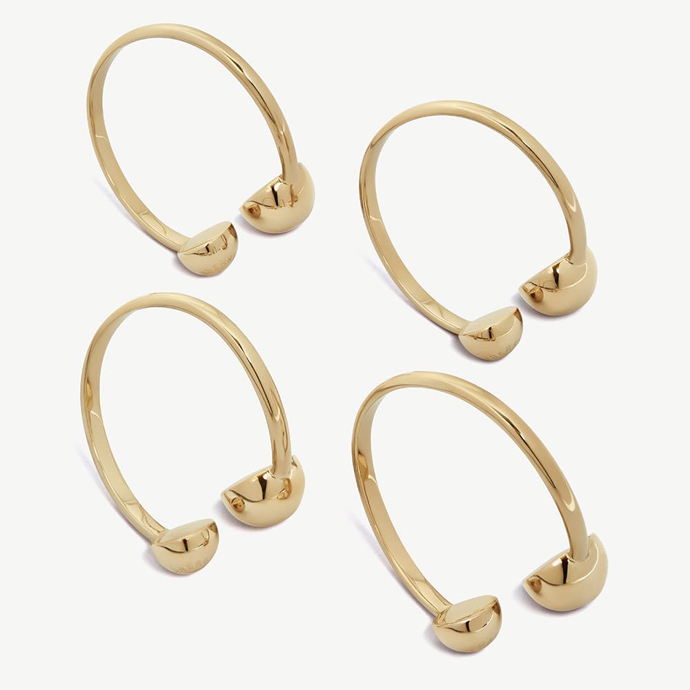Napkin Holders - Light Gold