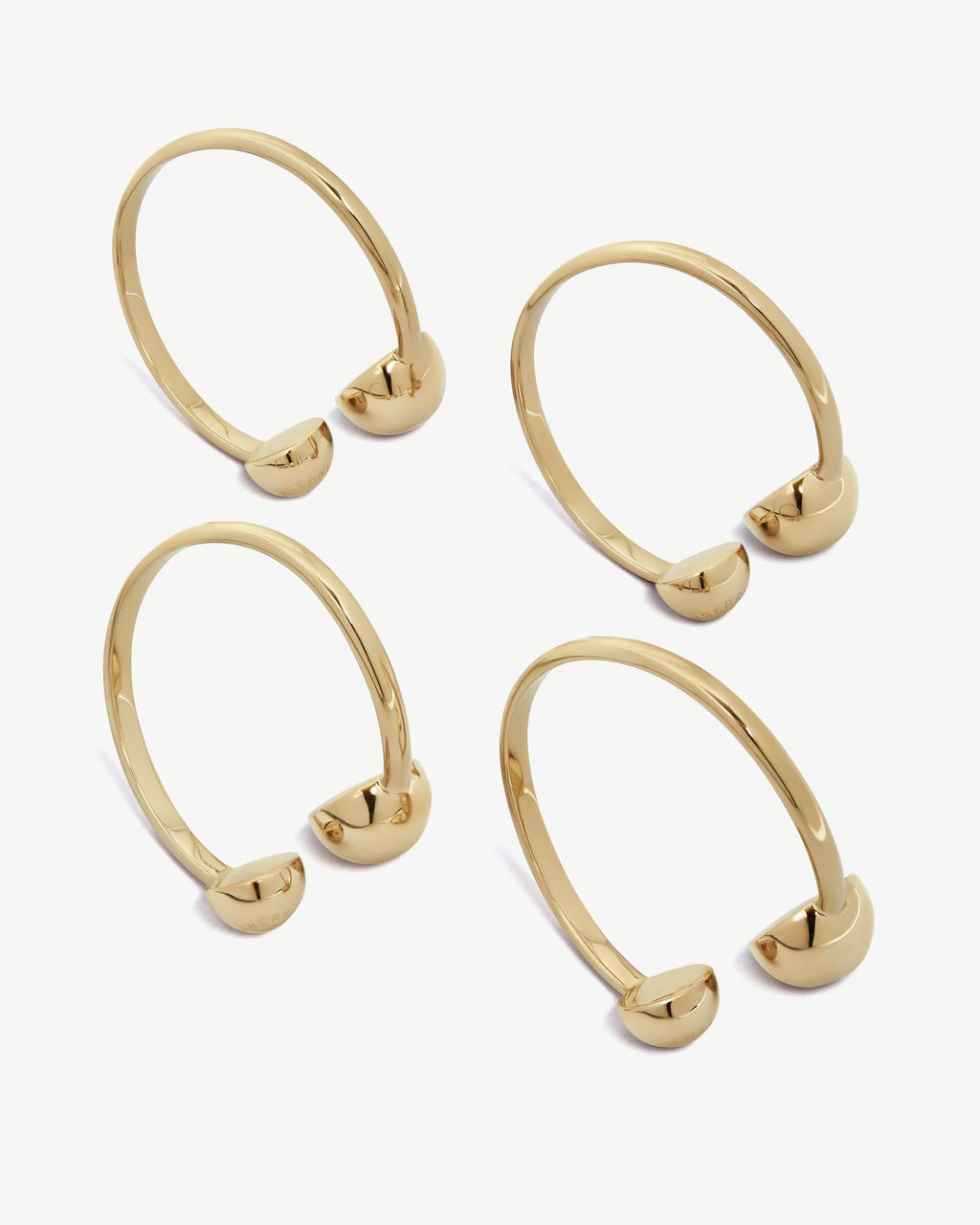 Napkin Holders - Light Gold