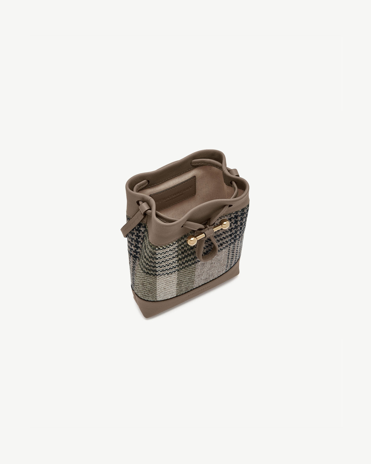 Osette Midi Pouch - Strathberry Tartan Taupe