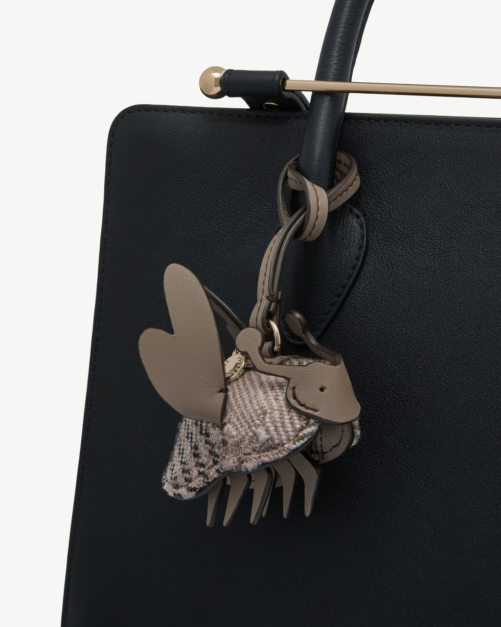 Bag Charm - Strathberry Tartan Bumblebee