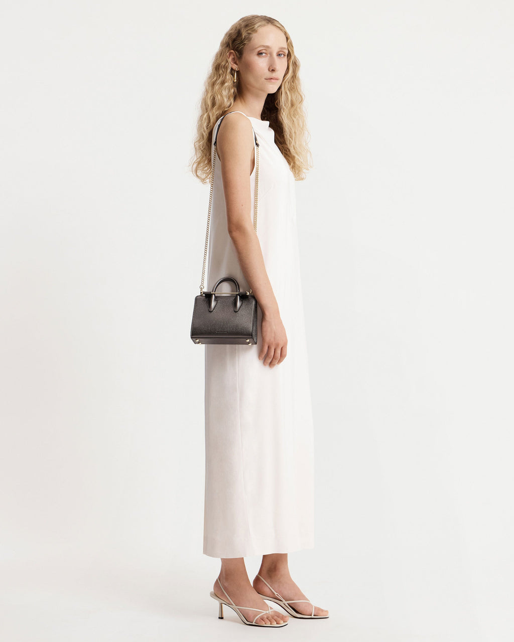 Nano Tote - Metallic Anthracite Caviar