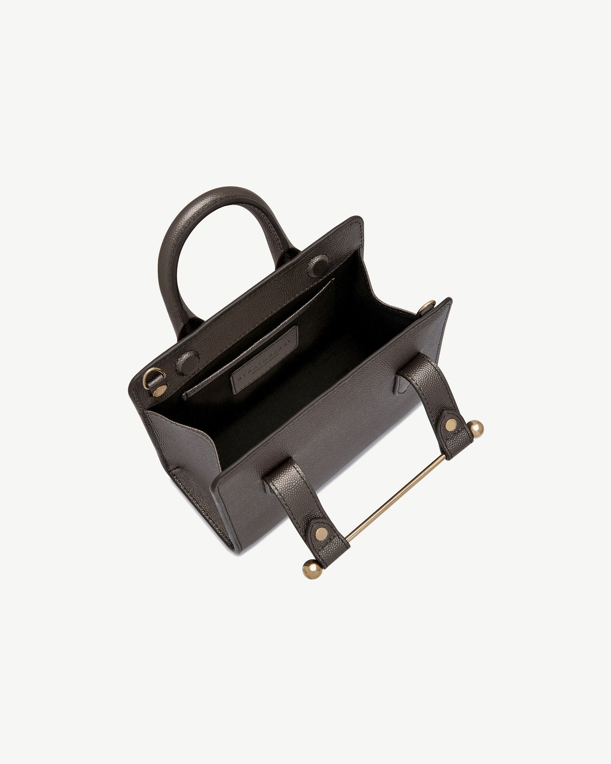Nano Tote - Metallic Anthracite Caviar