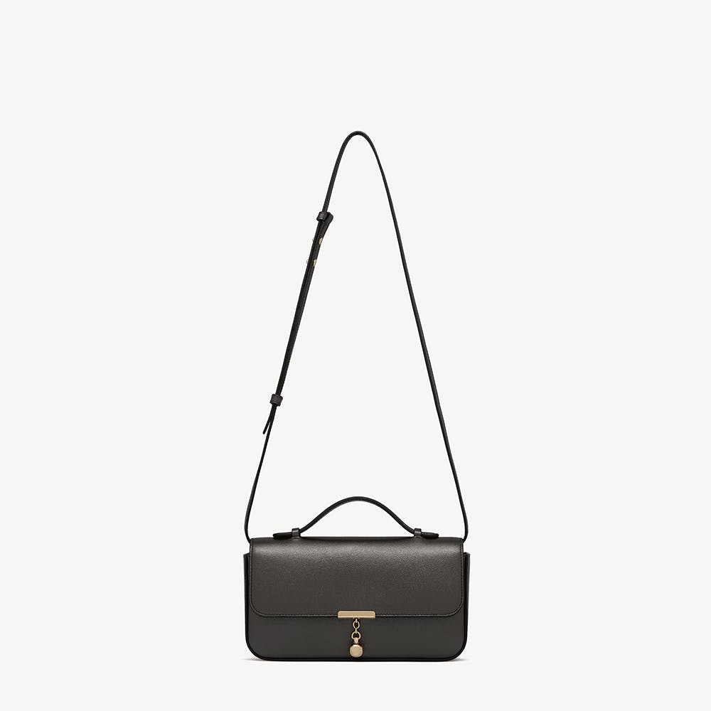 Nocturn Clutch - Metallic Anthracite Caviar