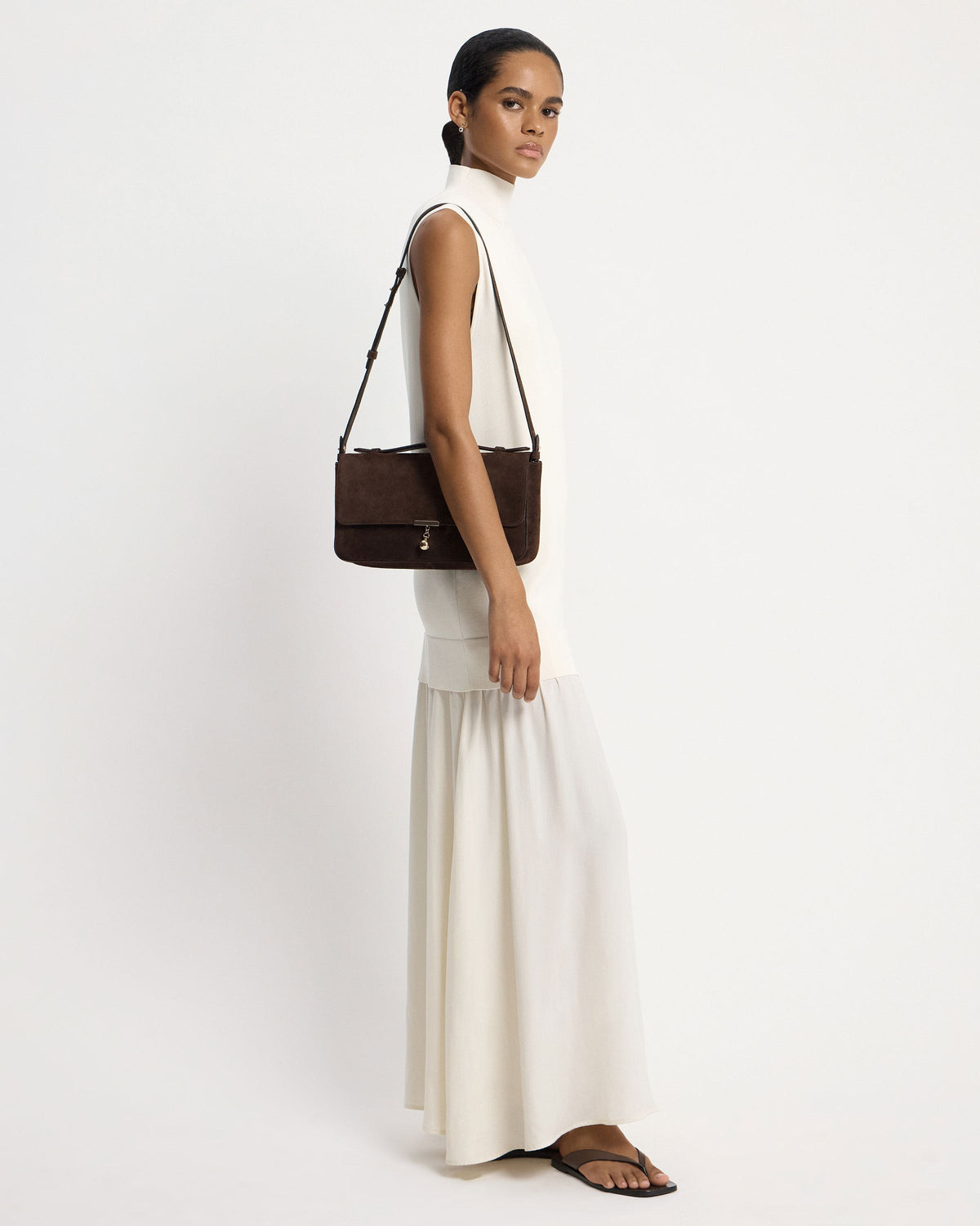 Nocturn Midi - Espresso Suede